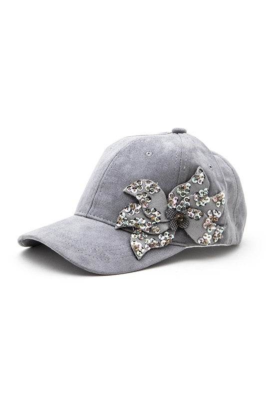 Beaded Flower Suede Fashion Cap - Shop Style & More | Fresh Looks, Everyday Deals & Free Shipping