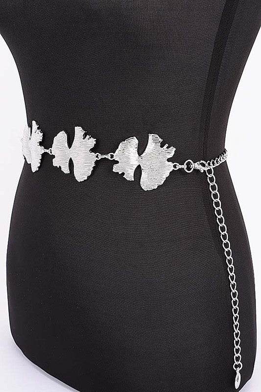 Organic Leaf Cutout Fashion Chain Belt - Shop Style & More | Fresh Looks, Everyday Deals & Free Shipping