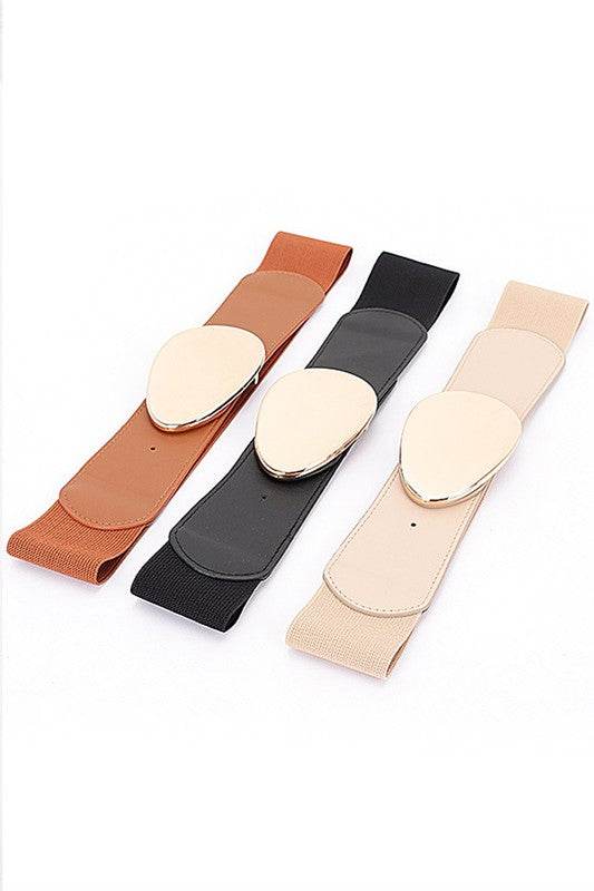 Shiny Buckle Classy Elastic Fashion Belt - Shop Style & More | Fresh Looks, Everyday Deals & Free Shipping