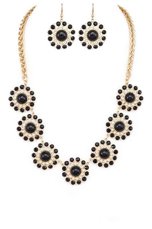 Bejeweled Cluster Statement Necklace Set - Shop Style & More | Fresh Looks, Everyday Deals & Free Shipping