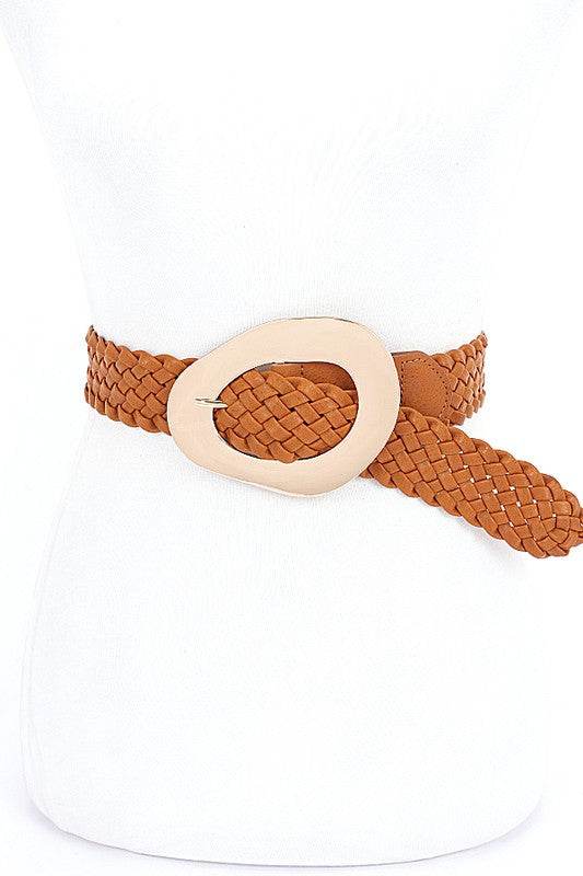 Shiny Buckle Braided Fashion Belt - Shop Style & More | Fresh Looks, Everyday Deals & Free Shipping
