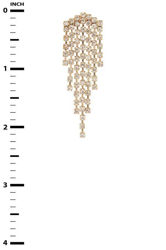 Rhinestone Evening Statement Earrings - Shop Style & More | Fresh Looks, Everyday Deals & Free Shipping