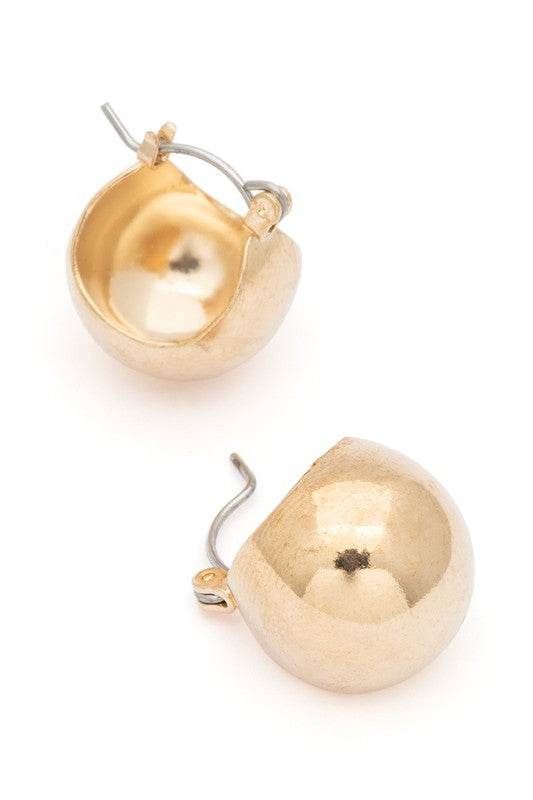 Round Ear Hugger Iconic Earrings - Shop Style & More | Fresh Looks, Everyday Deals & Free Shipping