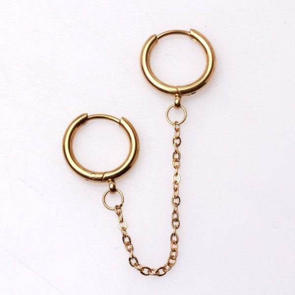 Chained Double Clicker Rings Cartilage Earring - Shop Style & More | Fresh Looks, Everyday Deals & Free Shipping