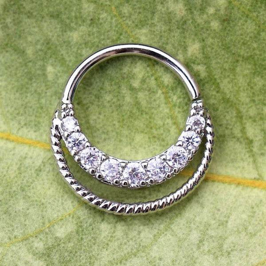 Double Jeweled Seamless Ring - Shop Style & More | Fresh Looks, Everyday Deals & Free Shipping