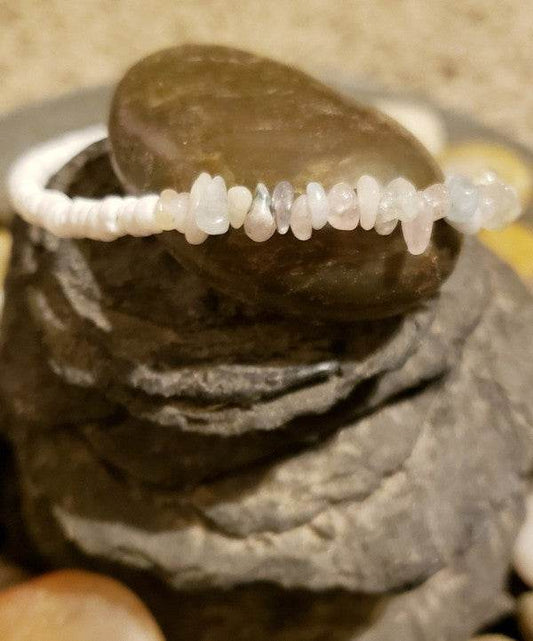 Santai Natural Stone Bracelet - Pink - Morganite - Shop Style & More | Fresh Looks, Everyday Deals & Free Shipping