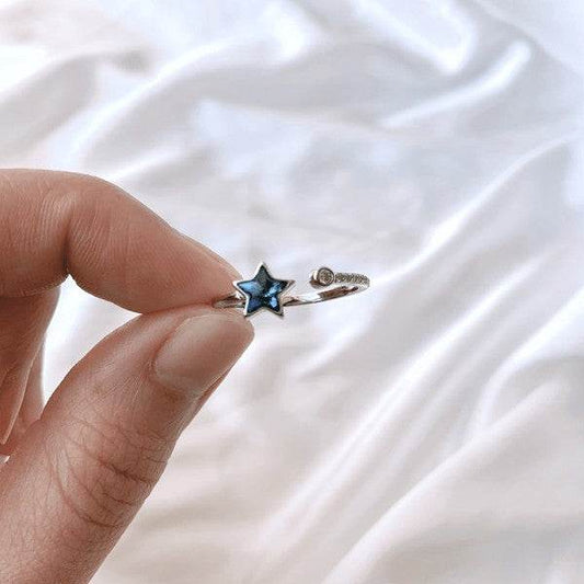 Rainbow Crystal Adjustable Star Ring - Shop Style & More | Fresh Looks, Everyday Deals & Free Shipping