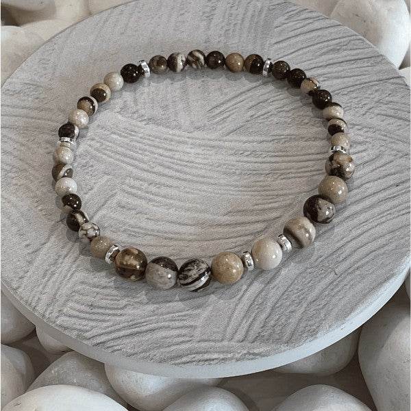 Top Drawer Gemstone Brown Zebra Bracelet - Shop Style & More | Fresh Looks, Everyday Deals & Free Shipping