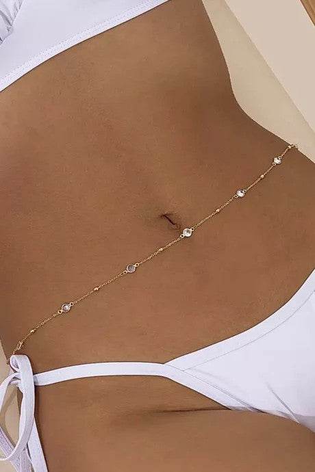 Butterfly Charm Stone Waist Chain - Shop Style & More | Fresh Looks, Everyday Deals & Free Shipping