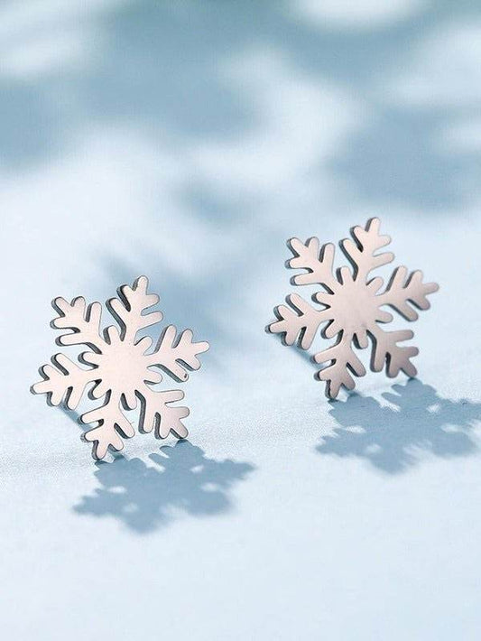 Fashion Snowflake Stud Earrings Christmas Earrings - Shop Style & More | Fresh Looks, Everyday Deals & Free Shipping