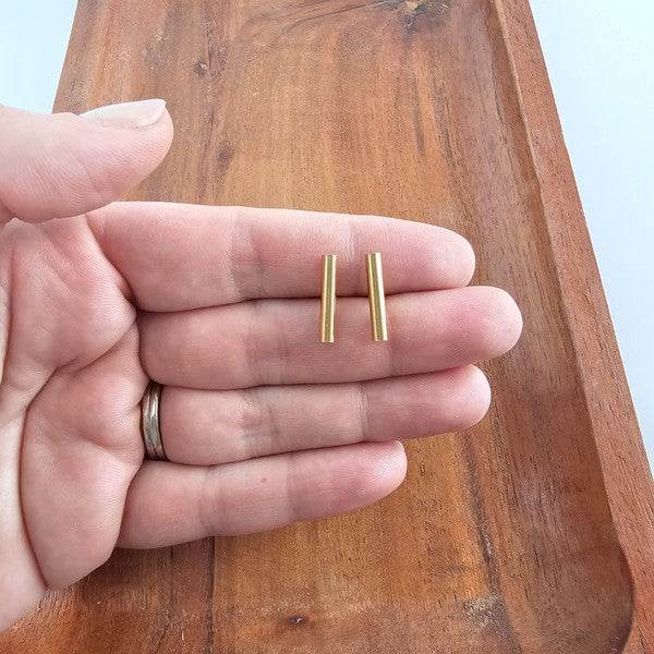 Luxe Bar Studs - Gold - Shop Style & More | Fresh Looks, Everyday Deals & Free Shipping