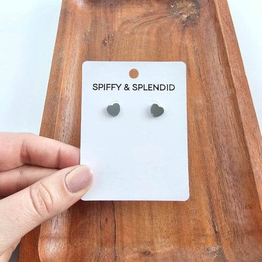 Luxe Heart Studs - Silver - Shop Style & More | Fresh Looks, Everyday Deals & Free Shipping