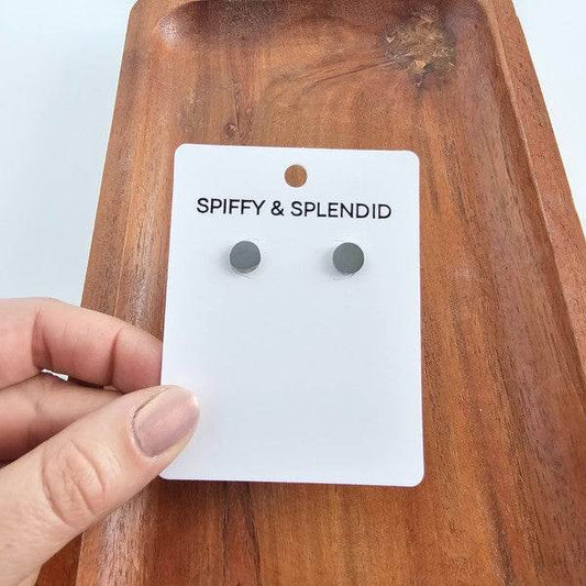 Luxe Circle Studs - Silver - Shop Style & More | Fresh Looks, Everyday Deals & Free Shipping