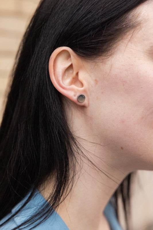 Luxe Circle Studs - Silver - Shop Style & More | Fresh Looks, Everyday Deals & Free Shipping