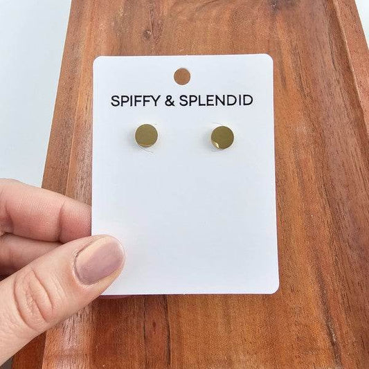 Luxe Circle Studs - Gold - Shop Style & More | Fresh Looks, Everyday Deals & Free Shipping