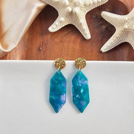 Gemma Earrings - Sea Green - Shop Style & More | Fresh Looks, Everyday Deals & Free Shipping