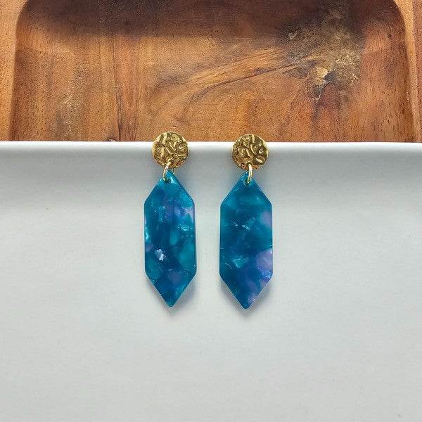 Gemma Earrings - Sea Green - Shop Style & More | Fresh Looks, Everyday Deals & Free Shipping