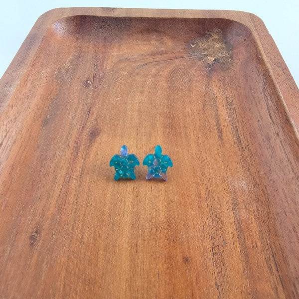 Sea Turtle Studs - Sea Green - Shop Style & More | Fresh Looks, Everyday Deals & Free Shipping