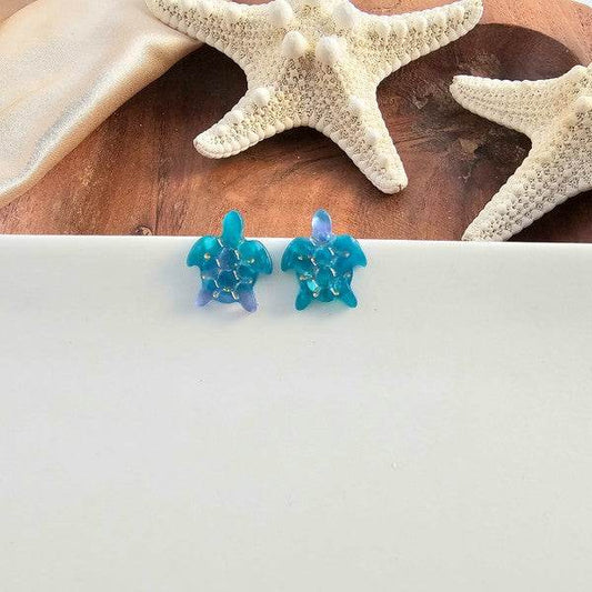 Sea Turtle Studs - Sea Green - Shop Style & More | Fresh Looks, Everyday Deals & Free Shipping