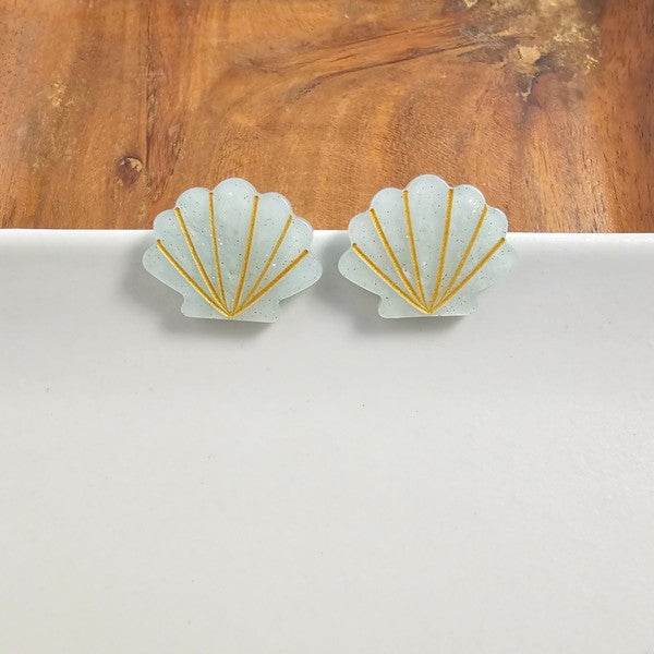 Seashell Studs - Seafoam Pearl - Shop Style & More | Fresh Looks, Everyday Deals & Free Shipping