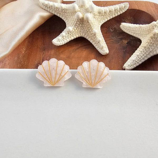 Seashell Studs - Pink Pearl - Shop Style & More | Fresh Looks, Everyday Deals & Free Shipping