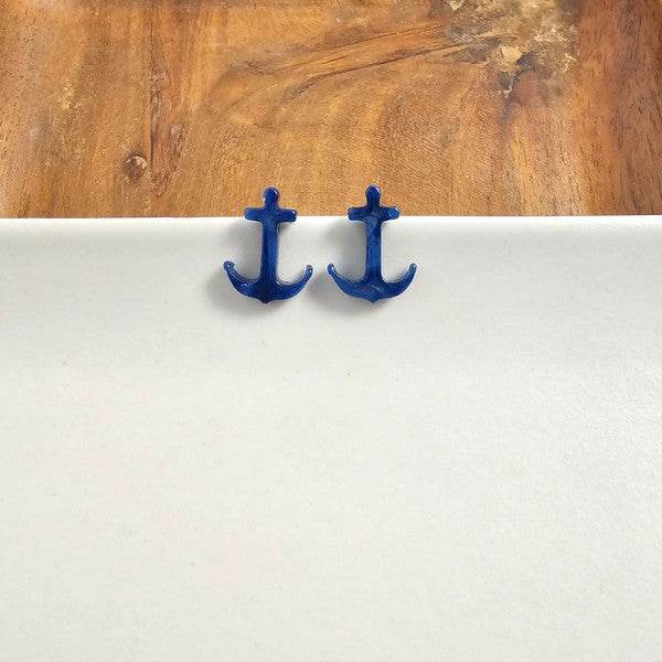 Anchor Studs - Navy - Shop Style & More | Fresh Looks, Everyday Deals & Free Shipping