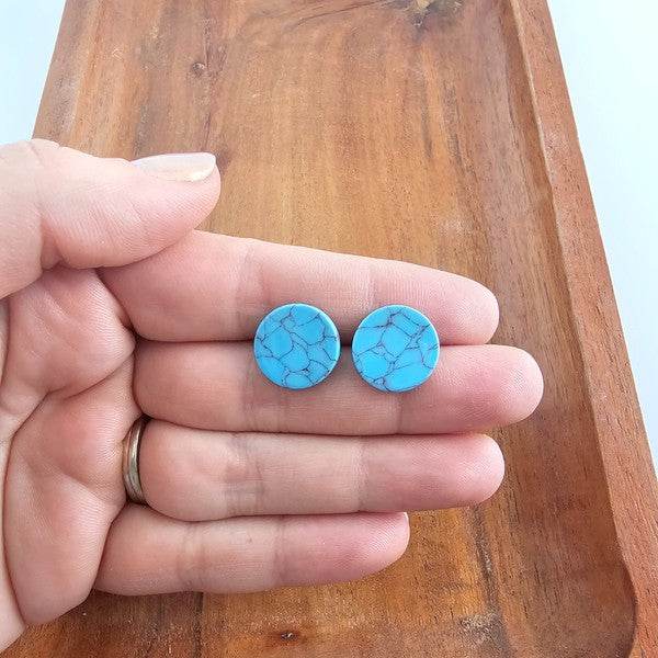 Sophie Studs - Turquoise - Shop Style & More | Fresh Looks, Everyday Deals & Free Shipping