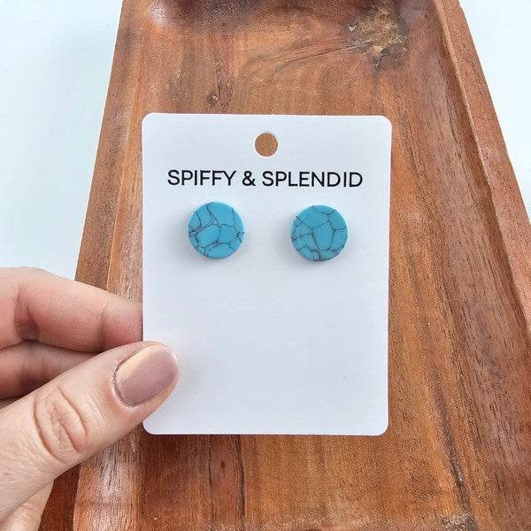 Sophie Studs - Turquoise - Shop Style & More | Fresh Looks, Everyday Deals & Free Shipping