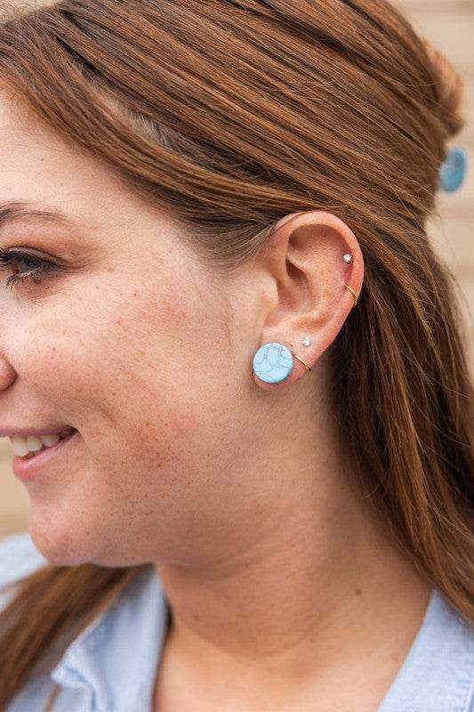 Sophie Studs - Turquoise - Shop Style & More | Fresh Looks, Everyday Deals & Free Shipping