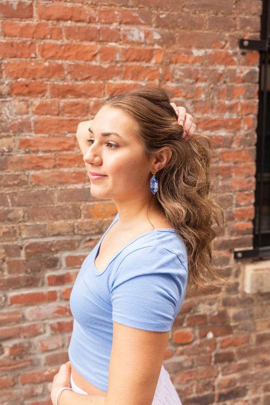 Gemma Earrings - Ocean Waves - Shop Style & More | Fresh Looks, Everyday Deals & Free Shipping