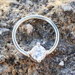 316L Stainless Steel Prong Set CZ Captive Bead - Shop Style & More | Fresh Looks, Everyday Deals & Free Shipping