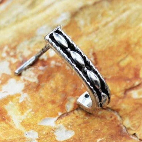 316L Stainless Steel Ornate L Bend Half Nose Hoop - Shop Style & More | Fresh Looks, Everyday Deals & Free Shipping