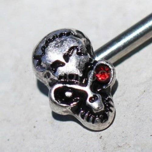 316L Stainless Steel Red Eye Alien Skull Nipple - Shop Style & More | Fresh Looks, Everyday Deals & Free Shipping