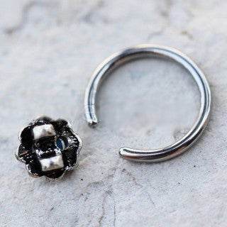 316L Stainless Steel Turquoise Flower Snap-in - Shop Style & More | Fresh Looks, Everyday Deals & Free Shipping