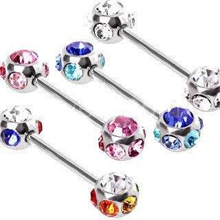316L Surgical Steel Nipple Bar with Multi - Shop Style & More | Fresh Looks, Everyday Deals & Free Shipping