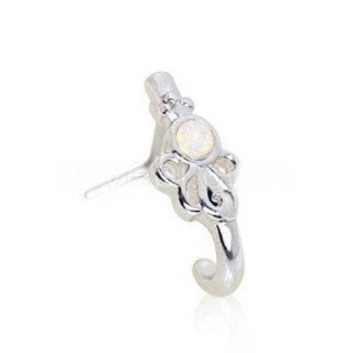 316L Stainless Steel Synthetic Opal Ribbon L Bend - Shop Style & More | Fresh Looks, Everyday Deals & Free Shipping