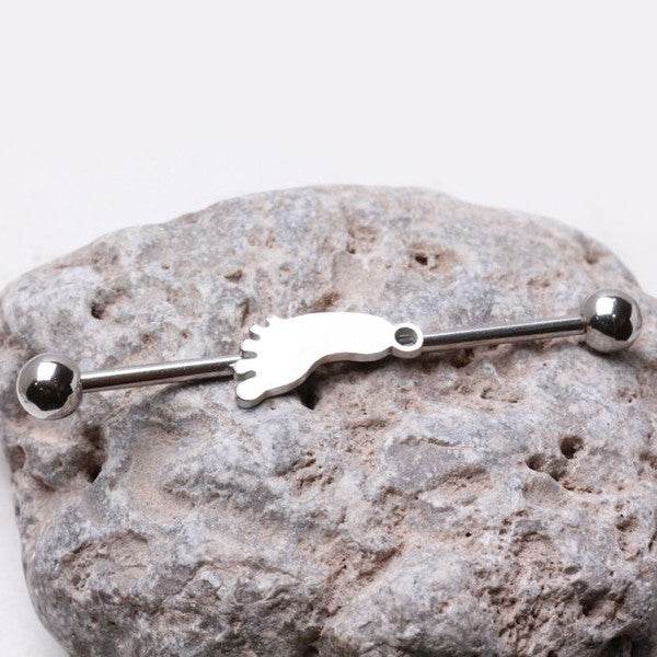 316L Surgical Steel Industrial Barbell Barefoot - Shop Style & More | Fresh Looks, Everyday Deals & Free Shipping