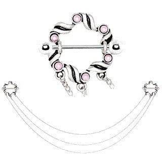 316L Stainless Steel Triple Chain Pink Ribbon - Shop Style & More | Fresh Looks, Everyday Deals & Free Shipping
