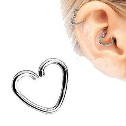 316L Surgical Steel Heart Shaped Cartilage Earring - Shop Style & More | Fresh Looks, Everyday Deals & Free Shipping