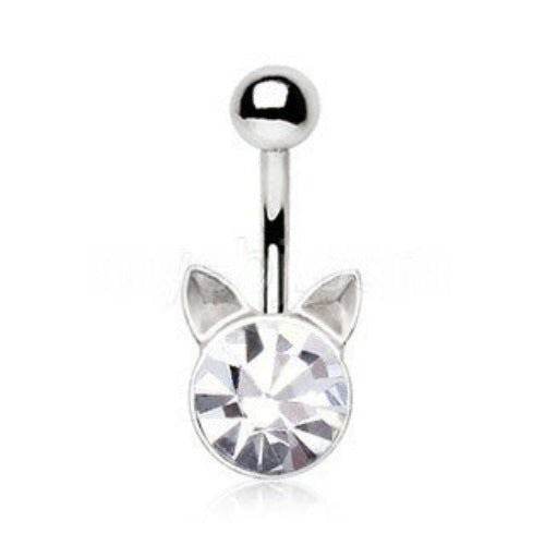 Crystal Cat Navel Ring - Shop Style & More | Fresh Looks, Everyday Deals & Free Shipping