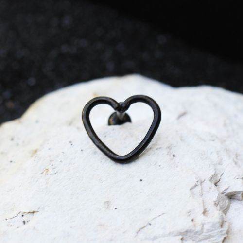 PVD Plated Love Struck Heart Cartilage Earring - Shop Style & More | Fresh Looks, Everyday Deals & Free Shipping