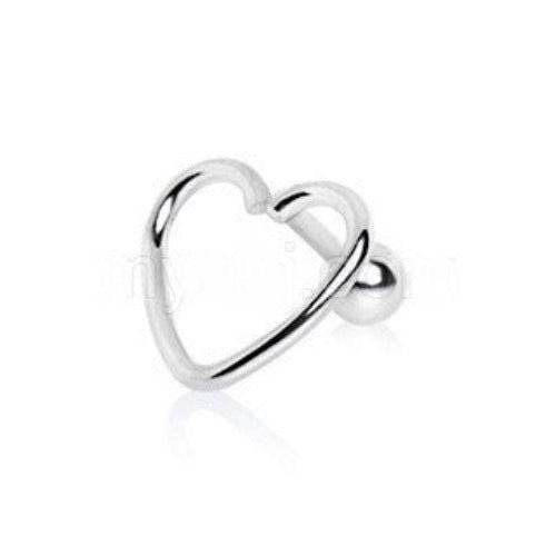 316L Stainless Steel Love Struck Heart Cartilage - Shop Style & More | Fresh Looks, Everyday Deals & Free Shipping