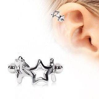 Surgical Steel Star Cartilage Cuff Cartilage - Shop Style & More | Fresh Looks, Everyday Deals & Free Shipping