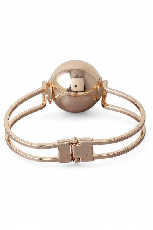 Iconic Large Pearl Hinged Bangle - Shop Style & More | Fresh Looks, Everyday Deals & Free Shipping