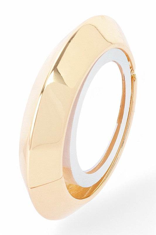 Iconic Shiny Metal Hinged Bangle - Shop Style & More | Fresh Looks, Everyday Deals & Free Shipping
