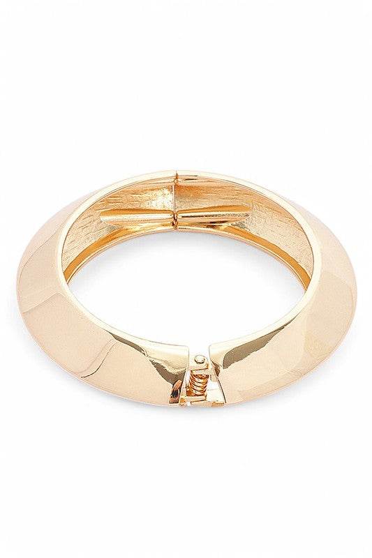 Iconic Shiny Metal Hinged Bangle - Shop Style & More | Fresh Looks, Everyday Deals & Free Shipping