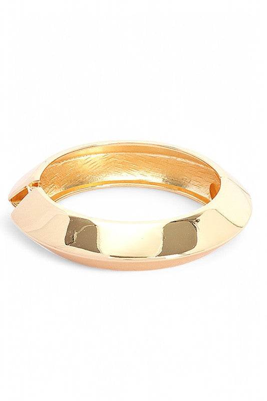 Iconic Shiny Metal Hinged Bangle - Shop Style & More | Fresh Looks, Everyday Deals & Free Shipping