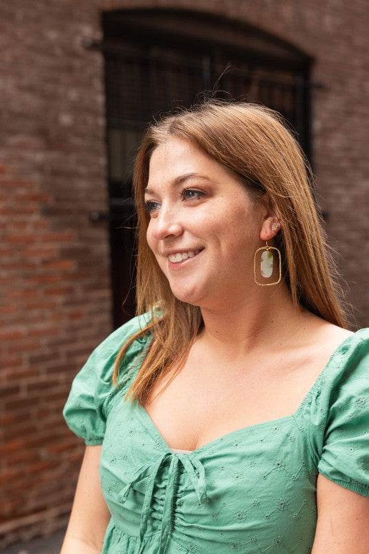 Madison Earrings - Pear Opal - Shop Style & More | Fresh Looks, Everyday Deals & Free Shipping