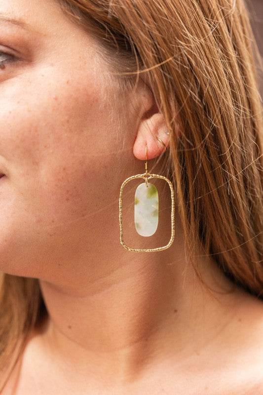 Madison Earrings - Pear Opal - Shop Style & More | Fresh Looks, Everyday Deals & Free Shipping