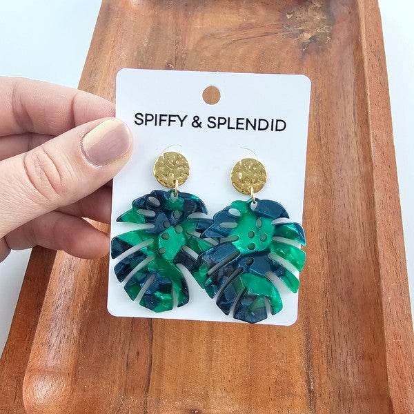 Leilani Earrings - Dark Green - Shop Style & More | Fresh Looks, Everyday Deals & Free Shipping
